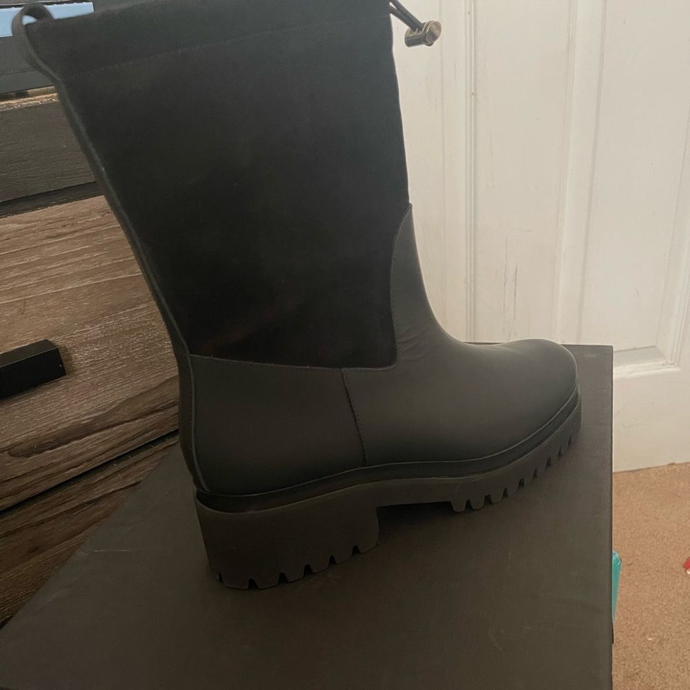 NWT FREDA SALVADOR Blake Lug Sole Rain Boot